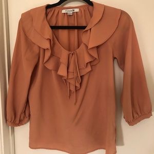 Soft Orange Forever 21 Top